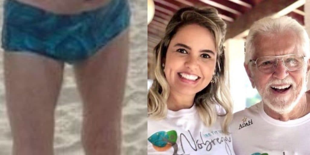 Foto de Carlos Alberto de sunga aos 83  deixou muito novinho no chinelo e para muitos ele mais parecia ter 50