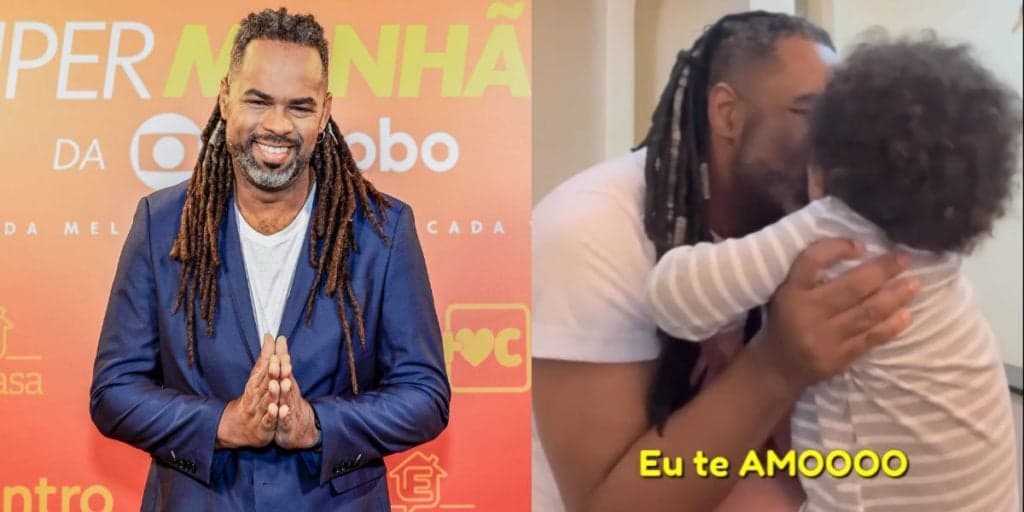 Manoel Soares se derrete com declaração do filho autista; criança é uma das mais lindas do Brasil
