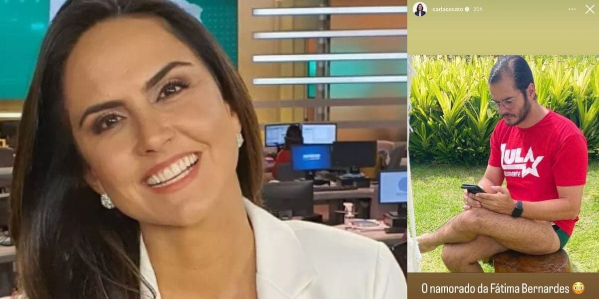 Carla Cecato afronta, divulga foto do namorado de Fátima Bernardes só de sunga e mostra o que sente por ele Carla Cecato afronta, divulga foto do namorado de Fátima Bernardes só de sunga e mostra o que sente por ele