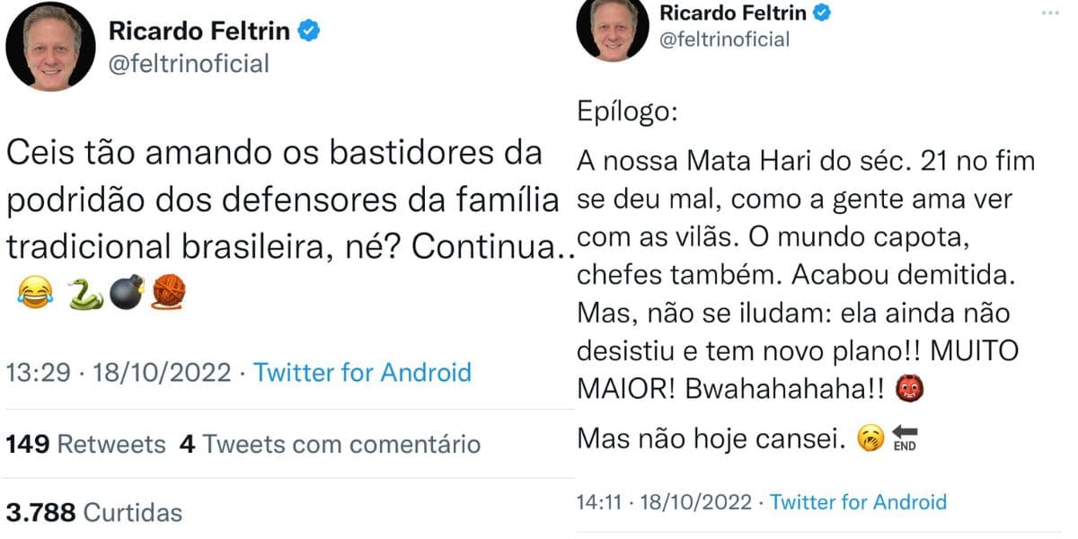 Apresentadora teria traído seu marido com chefe (Reprodução)