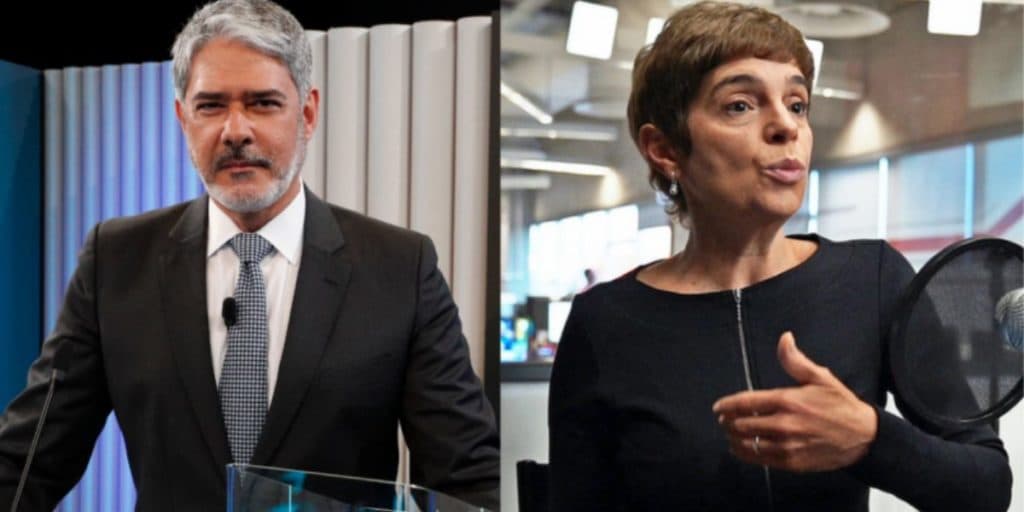 William Bonner divulga bastidores da Globo e expõe o que Renata Lo Prete foi fazer, após 8 horas em pé