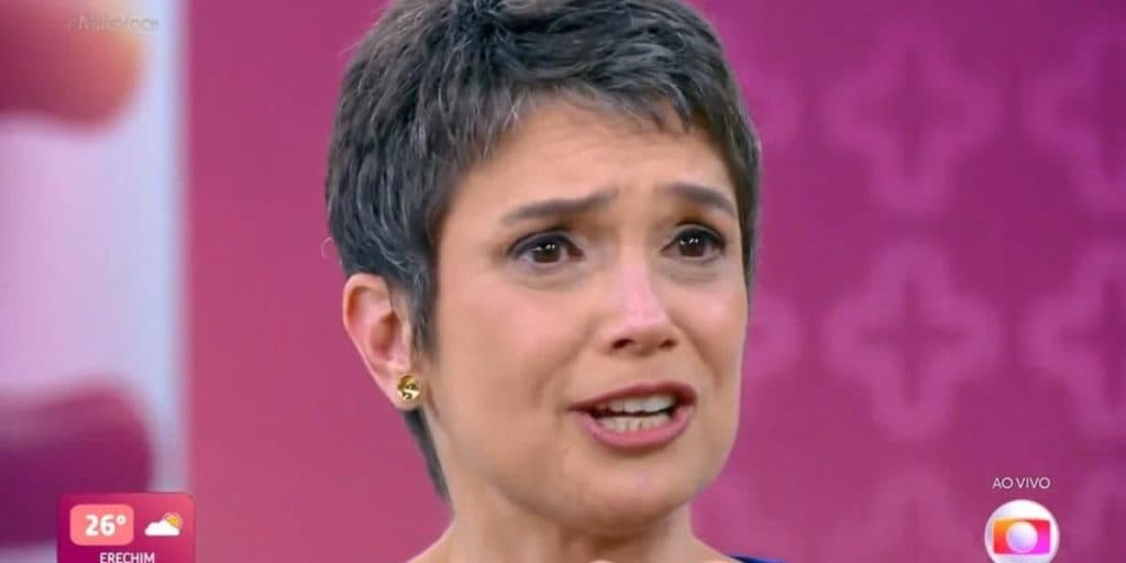Sandra Annenberg revela o que escutava sobre seu comportamento e assume: "Deixava transparecer demais"