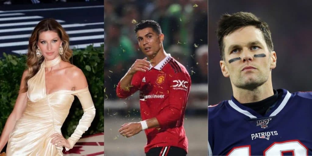 Cristiano Ronaldo é o responsável pela separação de Gisele Bündchen e Tom Brady, segundo jornal