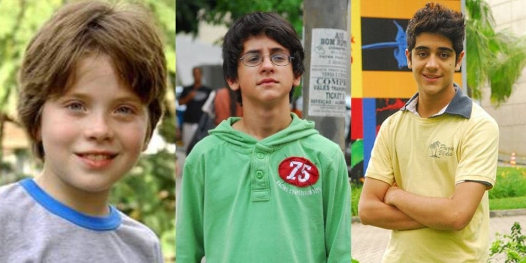Pedro Malta, David Lucas e Miguel Rômulo: Atores mirins, cresceram, se tornaram lindos homens e desejados