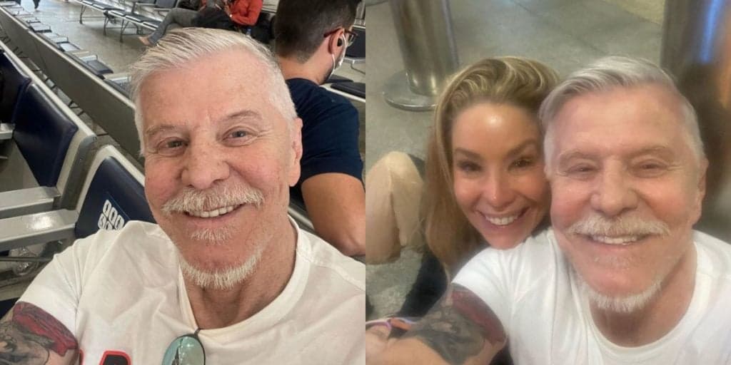 Miguel Falabella fica 'preso' em aeroporto após acidente e confirma: "Não temos pra onde ir"