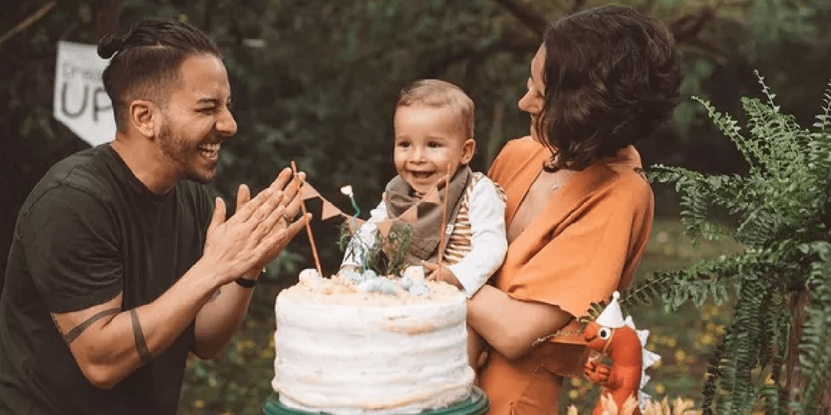 Músico ao lado de sua família (Foto: Divulgação)