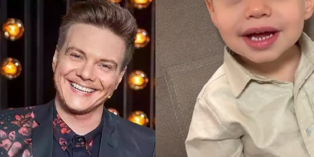 Filho de Michel Teló de apenas 5 anos é considerado o mais lindo e ao "invadir" palco impactou no microfone
