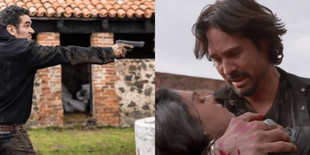 A Desalmada: Otávio atira em Fernanda mas é atingido pelas costas e jura vingança sangrenta