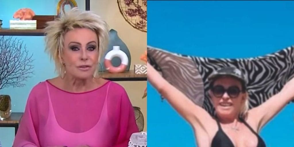 Fotos raras de Ana Maria Braga com biquíni fininho, aos 73 anos, prova que ela é uma das mais lindas do país