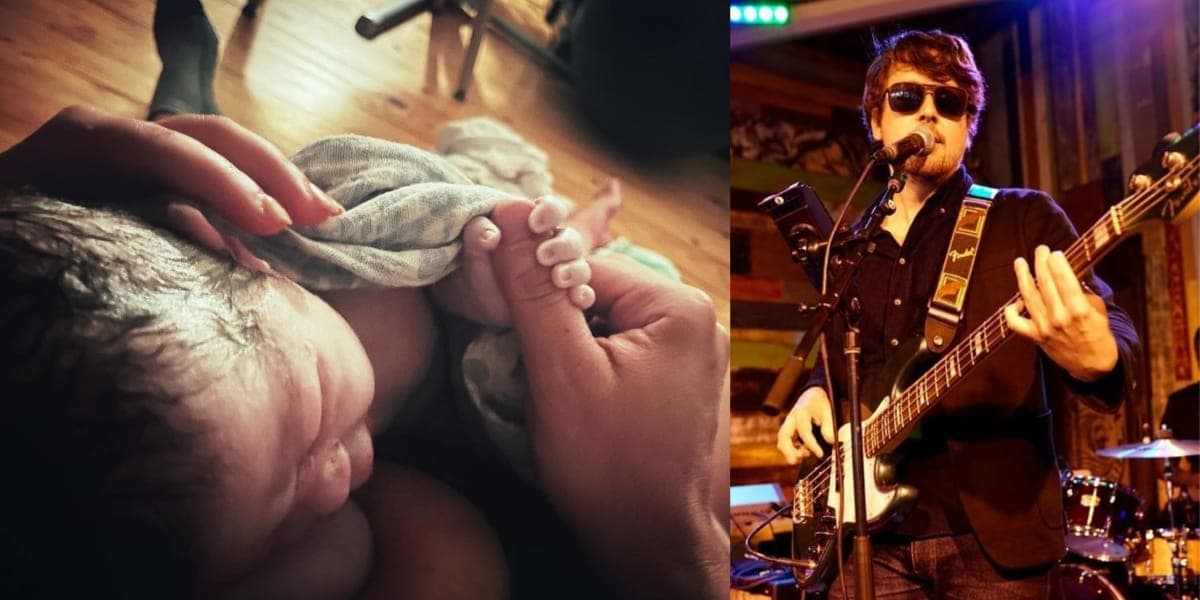 Apoena Frota deseja boas-vindas ao seu filho Arthur (Reprodução: Instagram)
