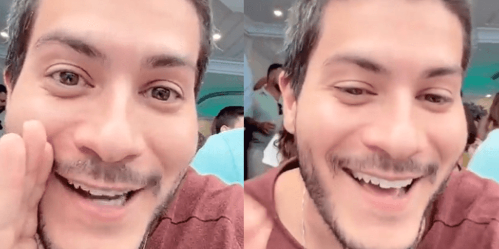 Arthur Aguiar revela sexo do bebê de Eliezer e Viih Tube e estraga surpresa de chá revelação