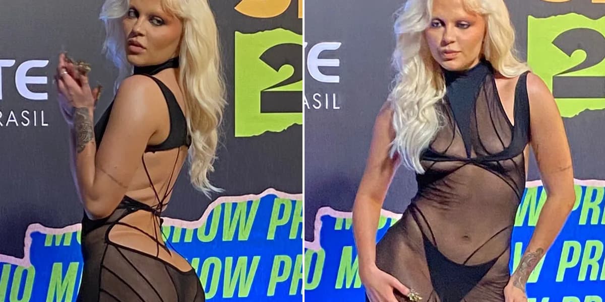 Luiza Sonza impactou ao surgir com um look um tanto irreverente para o evento "Prêmio Multishow" (Foto Reprodução) Luiza Sonza impactou ao surgir com um look um tanto irreverente para o evento "Prêmio Multishow" (Foto Reprodução)