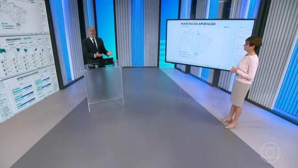 William Bonner, ao vivo, disse que faria algo não combinado com Lo Prete e ela não se segurou: “Não faça isso”