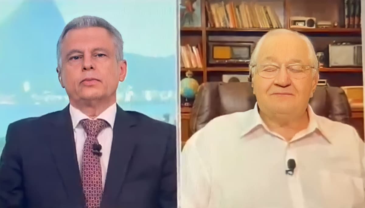 Fernando Molica nota que Boris Casoy ficou desacordado enquanto ele falava 