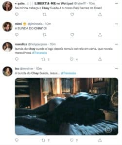 Globo apela para bunda de Chay Suede no terceiro capítulo, deixa Brasil em polvorosa e Travessia bate recorde no Ibope (Foto: Reprodução / Twitter) Globo apela para bunda de Chay Suede no terceiro capítulo, deixa Brasil em polvorosa e Travessia bate recorde no Ibope (Foto: Reprodução / Twitter)