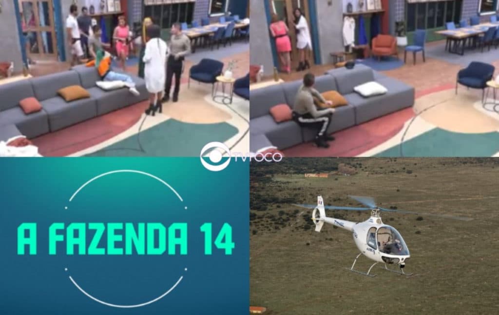 A Fazenda 14 - Mensagem subliminar? Record corta sinal ao vivo após possível invasão de helicóptero