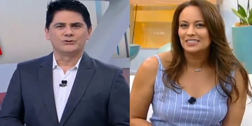 O que Renata Alves e César Filho falaram no "Hoje em Dia" que causou medo e espanto no público de casa