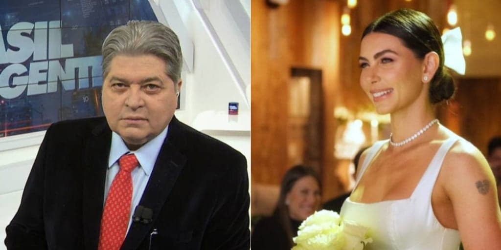 Filha de Datena entrega série de fotos de casamento com nutricionista: "Meu amor por você só cresce"