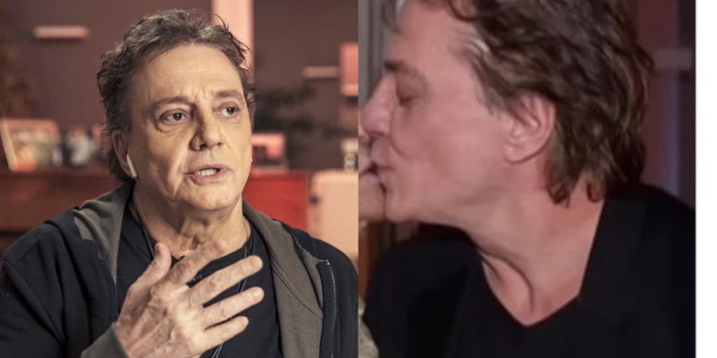 Fábio Jr. divulga vídeo onde dá selinho em apresentadora e confirma: "Te amo pra sempre"