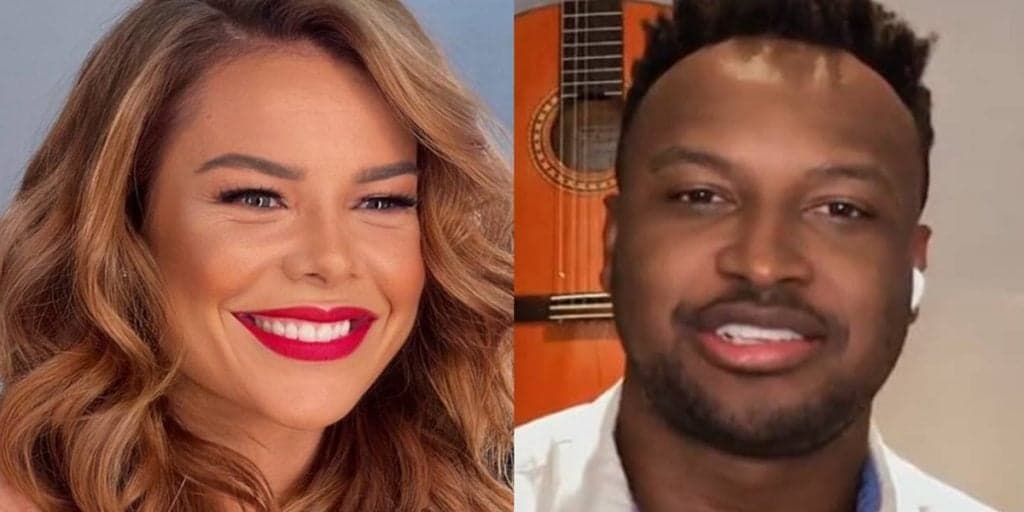 Atitude que Fernanda Souza teve com Thiaguinho deixou o cantor impactado: "Sempre assim"