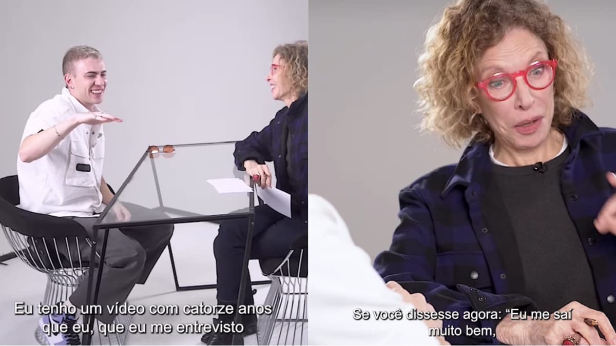 Leo Picon confessa que imitava Marília Gabriela na adolescência 