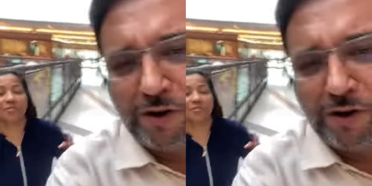 Geraldo Luís surge em vídeo perseguido por mulher - Foto: Reprodução