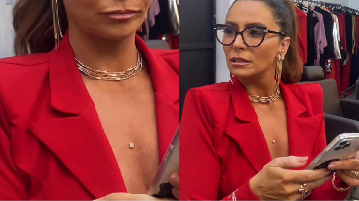 Em suas redes sociais, Giovanna Antonelli deixa escapar o local inusitado que colocou seu piercing 