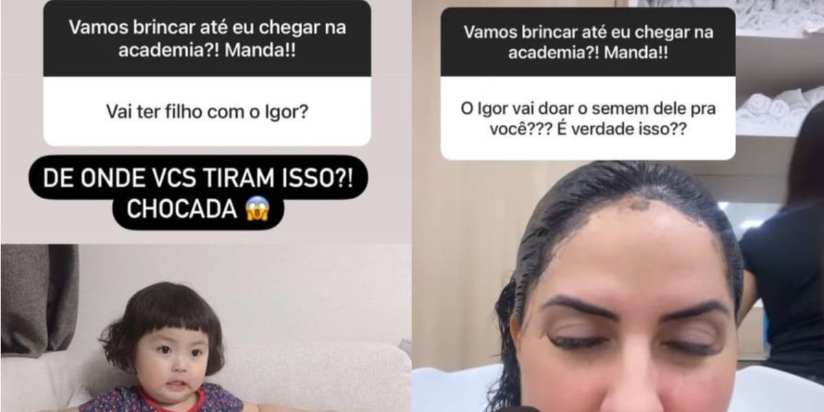 Graciele Lacerda rebate boato de que engravidará do filho de Zezé - Foto: Reprodução Graciele Lacerda rebate boato de que engravidará do filho de Zezé - Foto: Reprodução