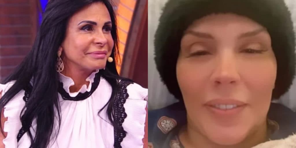 Gretchen se joga na multidão e enfrenta calor para pagar promessa pela cura de Simony contra câncer