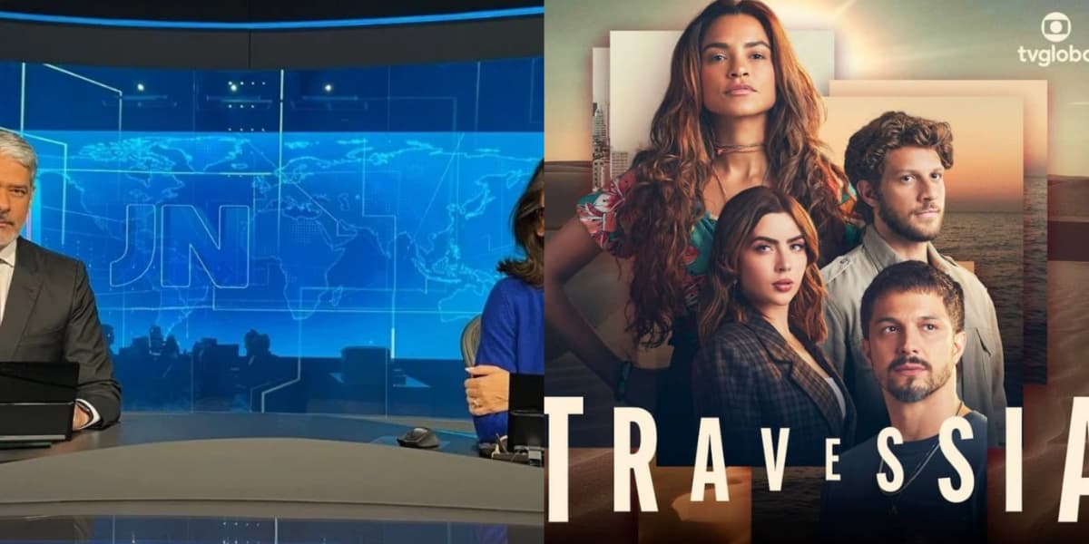 Jornal Nacional tem baixa na Globo por Travessia - Foto: Reprodução
