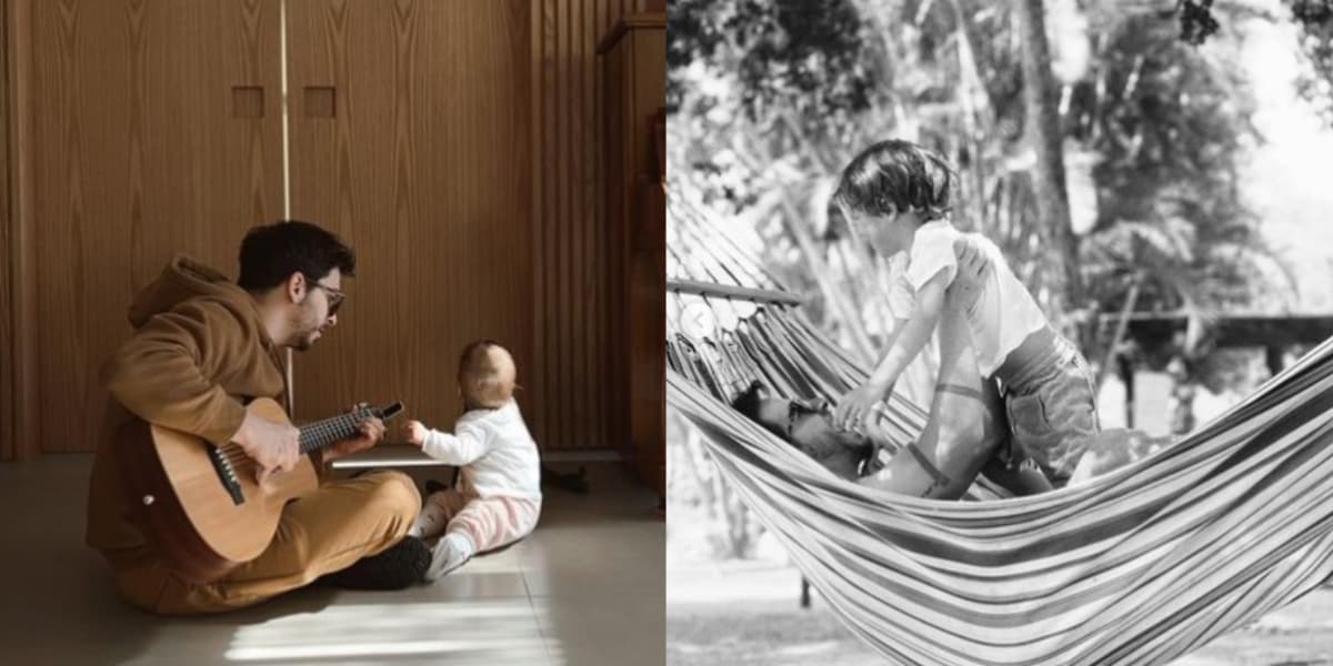Junior Lima surge ao lado dos filhos e encanta - Foto: Reprodução