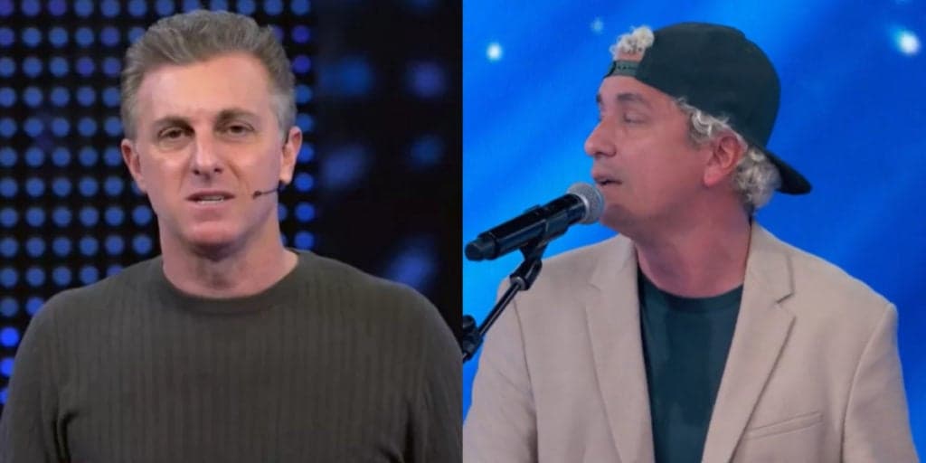 Luciano Huck expõe Rafael Portugal no palco do Domingão e entrega podre do humorista: "Ele fez"