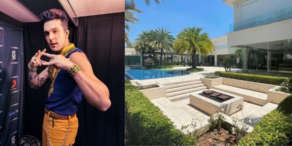 Condomínio de luxo, piscina e área de lazer enorme: mansão de Luan Santana, à venda por R$45mi, é absurda