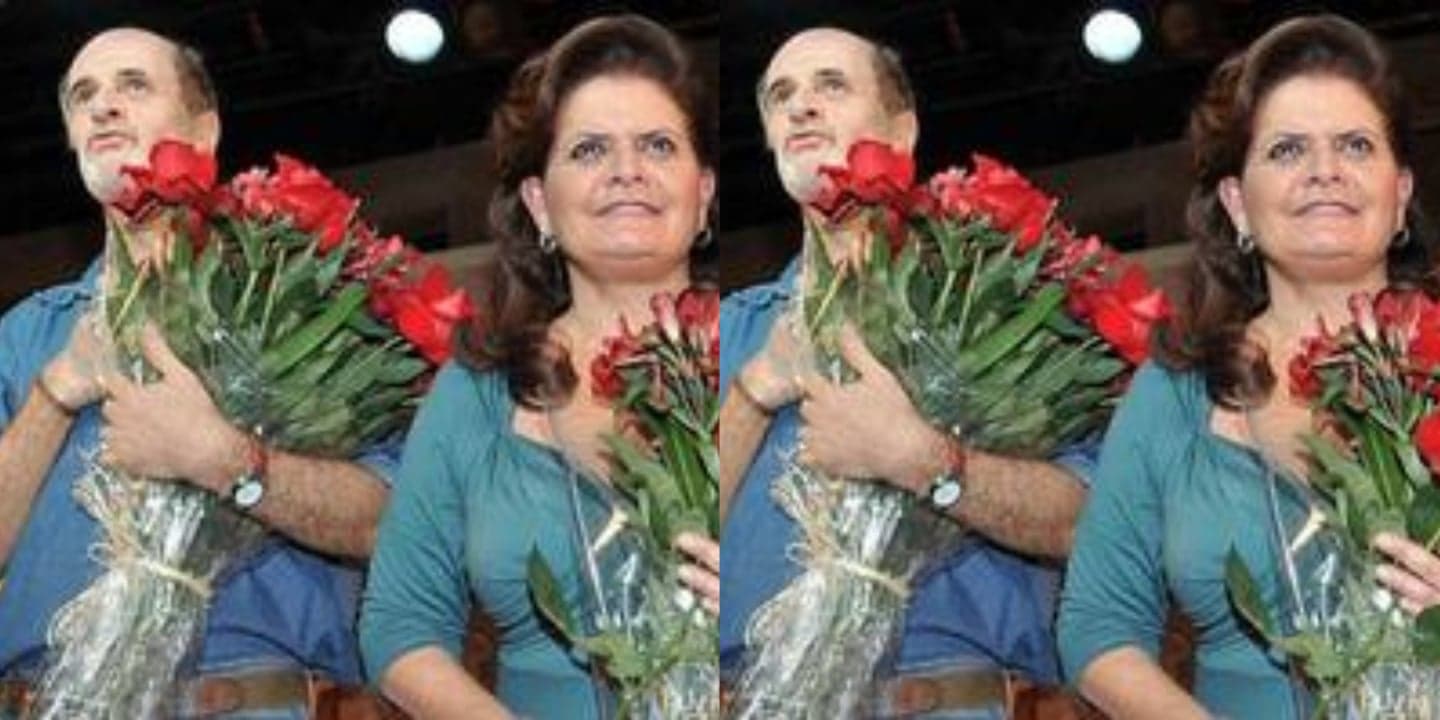 Marcos Caruso e Jussara Freire juntos - Foto: Reprodução / Globo
