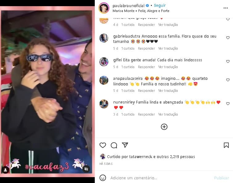 Mateus Solano na companhia da filha mais velha, Flor, de seu casamento com Paula Braun (Foto: Reprodução/ Instagram) Mateus Solano na companhia da filha mais velha, Flor, de seu casamento com Paula Braun (Foto: Reprodução/ Instagram)