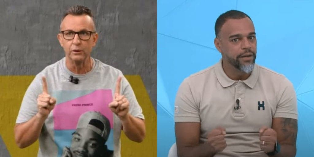 Motivo pelo qual Neto e Denílson brigaram em bastidores da Band foi exposto pelo jogador: "Eu não gostei"