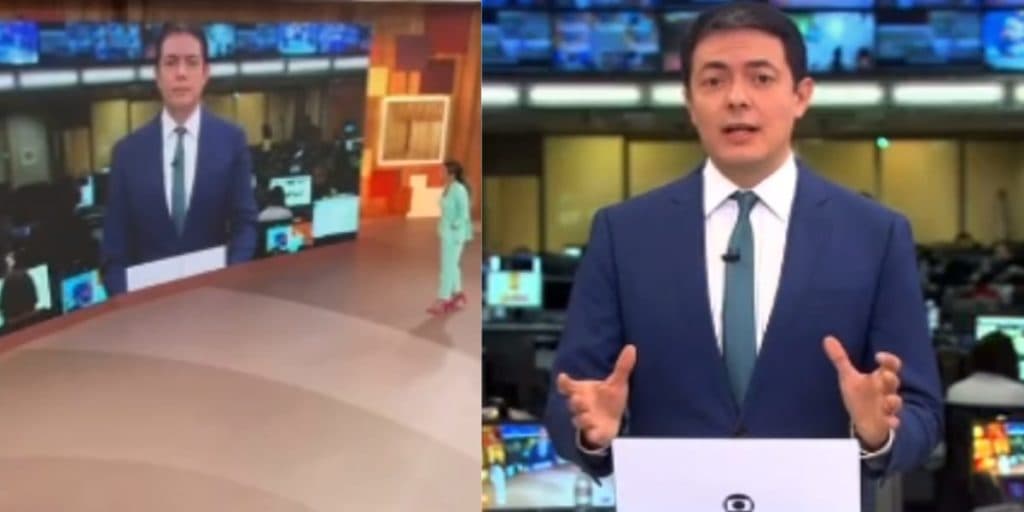Patrícia Poeta é interrompida por Alan Severiano, que inicia plantão com notícia terrível ao Brasil