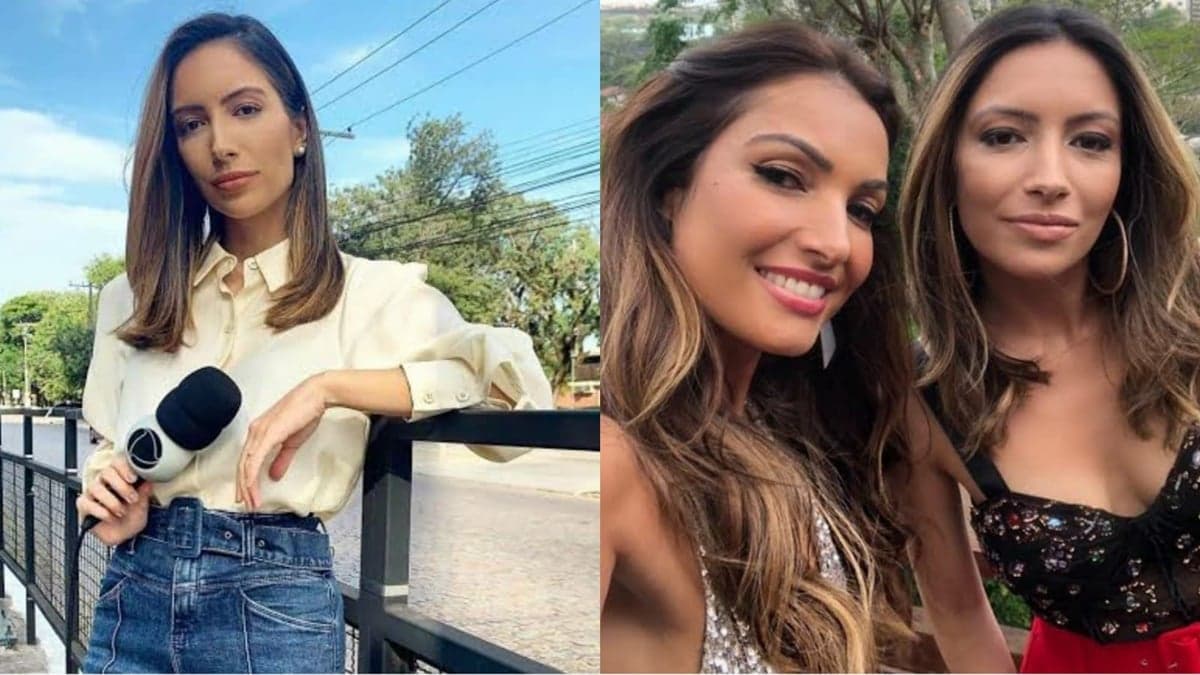 Paloma Poeta ganhou fama na Record, no Rio de Janeiro; ao lado, ela com Patrícia Poeta, sua irmã Paloma Poeta ganhou fama na Record, no Rio de Janeiro; ao lado, ela com Patrícia Poeta, sua irmã