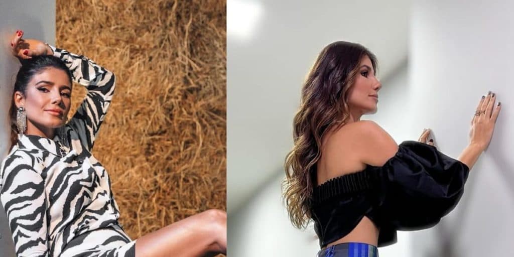 Com vestidinho curto e perna pra cima, Paula Fernandes prova que tem um dos corpos mais lindos aos 38 anos