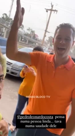 Pedro Leonardo e Camilla Camargo são grandes amigos e provaram isso em vídeo de encontro (Foto: Reprodução)