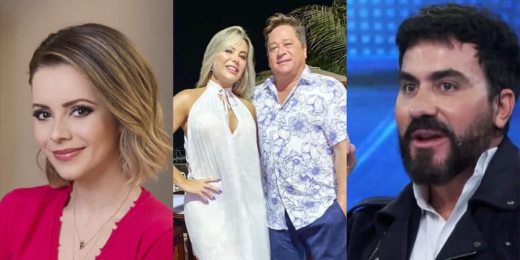 Padre se retirou do Domingão; Poliana entregou relação lésbica da filha de Leonardo; Sandy mostra filho