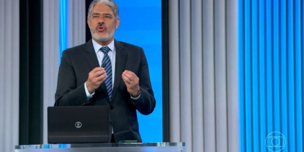 William Bonner elogia Renata Lo Prete e deixa colega constrangida: “Ela é emocionante”