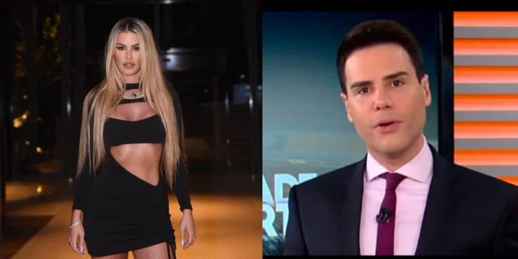 Yasmin Brunet se envolve em vídeo de Luiz Bacci e pede ajuda para derrubar mulher: "Peço por favor"