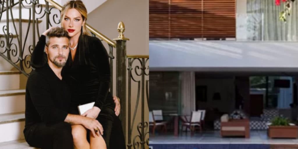 Toda de vidro e cercada por mata: mansão de Bruno Gagliasso e Gio Ewbank é a coisa mais linda que você verá