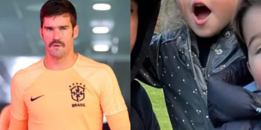 Loiros de olhos azuis, filhos de goleiro Alisson, da Seleção, são as crianças mais lindas do mundo