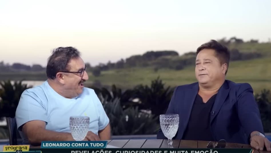 Leonardo deixou Ratinho incrédulo ao falar sobre Xororó- Foto: Reprodução/Youtube/SBT