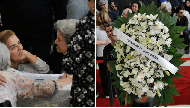 Sílvio Santos surpreende a todos com atitude durante velório de Rolando Boldrin e família fica emocionada - Foto Reprodução