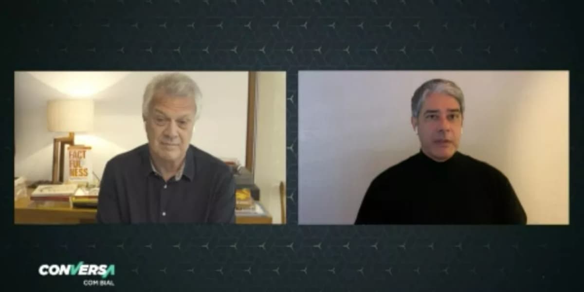 William Bonner no "Conversa Com Bial" (Foto: Reprodução/TV Globo)