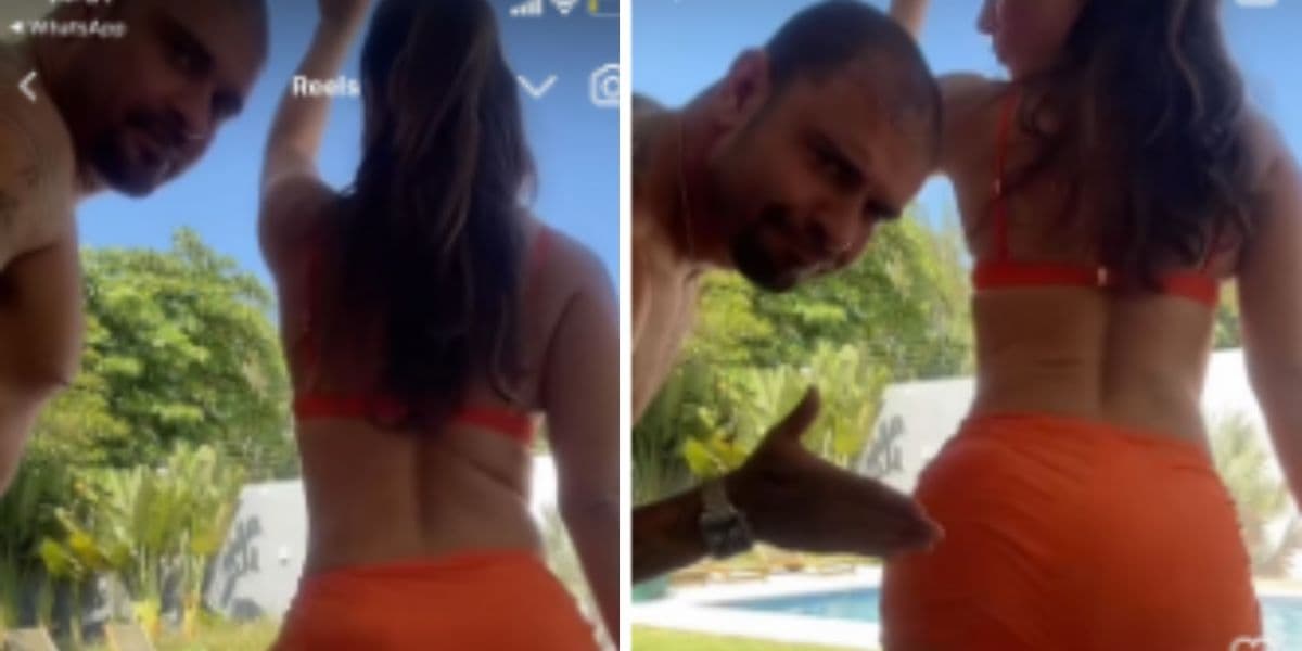 Atriz Paolla Oliveira, da Globo, surge rebolando nas redes sociais com roupa colada e Diogo Nogueira não deixa barato - Foto Reprodução Instagram