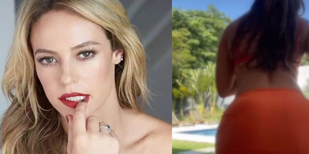 Paolla Oliveira escandaliza, rebola bumbum gigante às câmeras e recebe palmadas de Diogo Nogueira